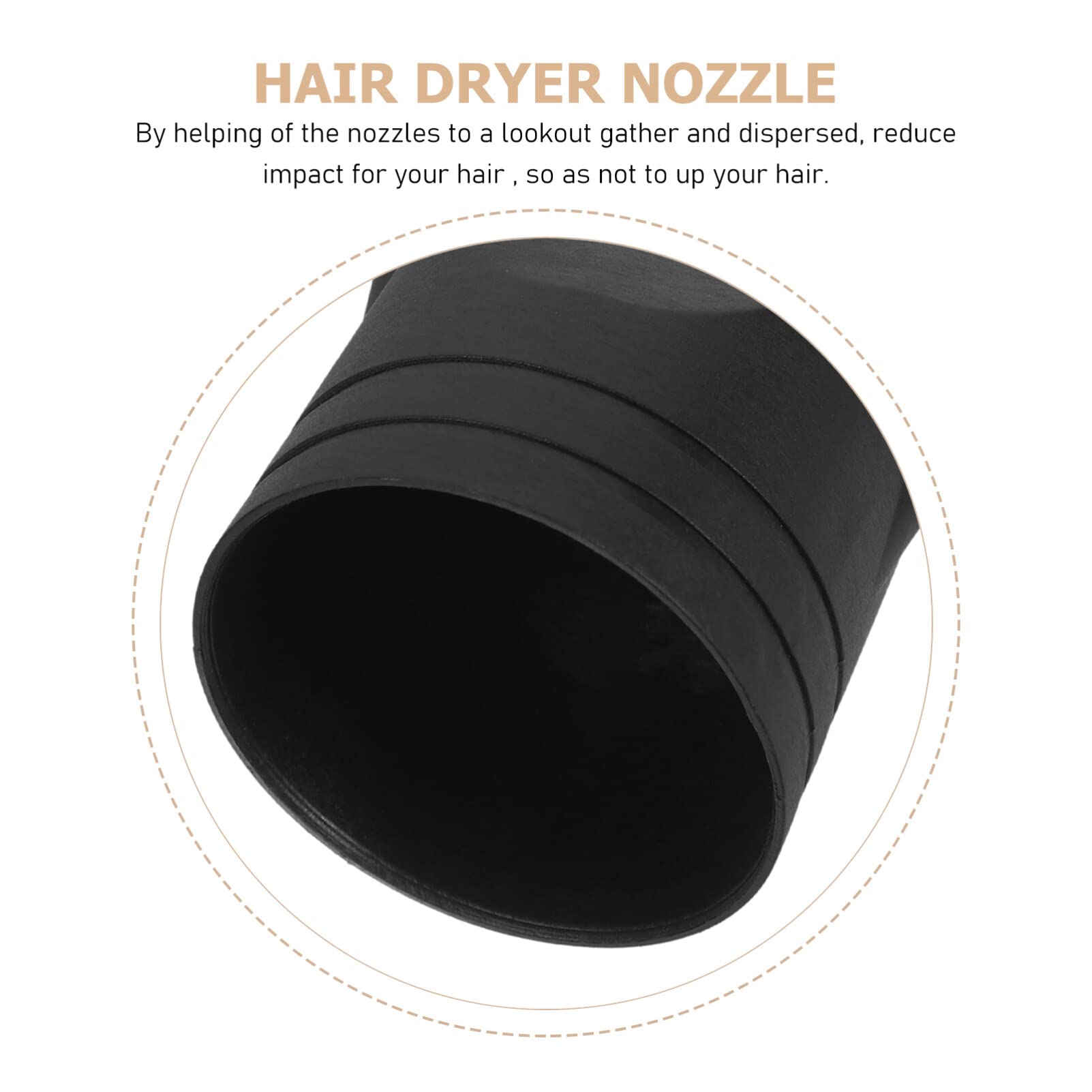 EXCEART universal hair diffuser nozzle attachments displayed together to emphasize the dual pack value for curly hair styling