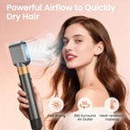 Airflow channel opening of the multi-styler nozzle