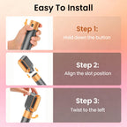 Pre-styling dryer nozzle ready for attachment