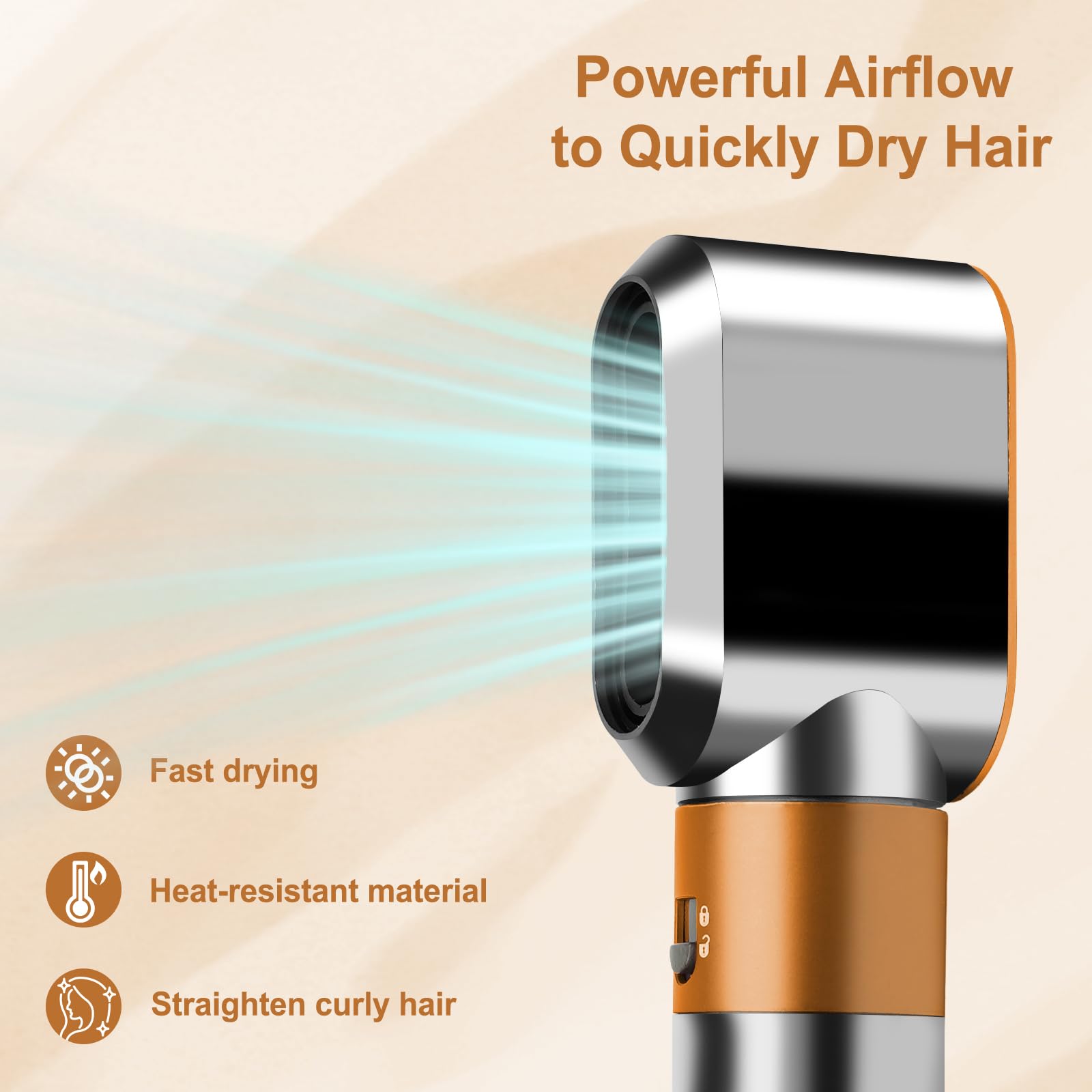 High quality heat resistant hair dryer attachment close up details