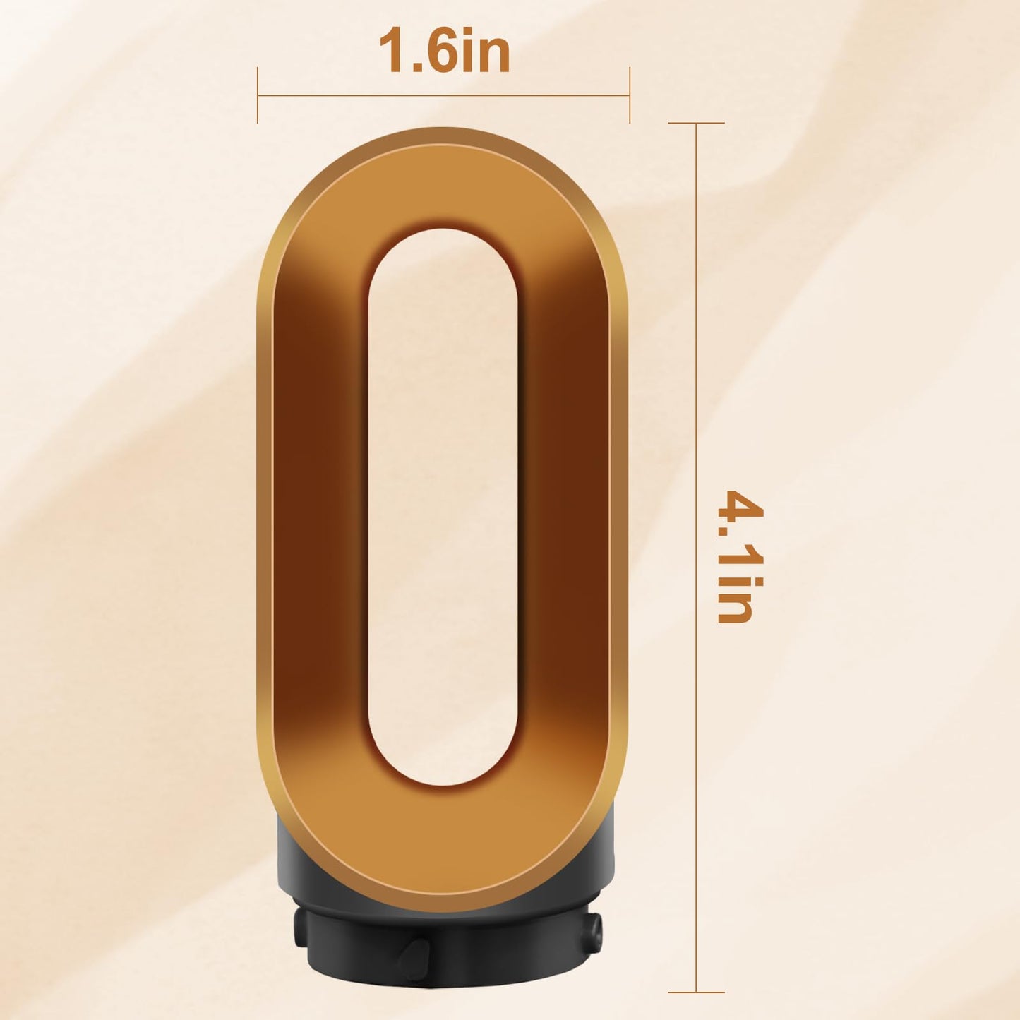 Durable replacement dryer nozzle for fine hair styling and heat protection