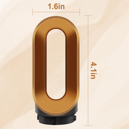 Durable replacement dryer nozzle for fine hair styling and heat protection