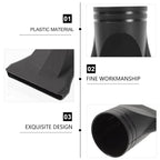 YuanHolumid hair dryer replacement nozzle angled side profile displaying narrow opening.