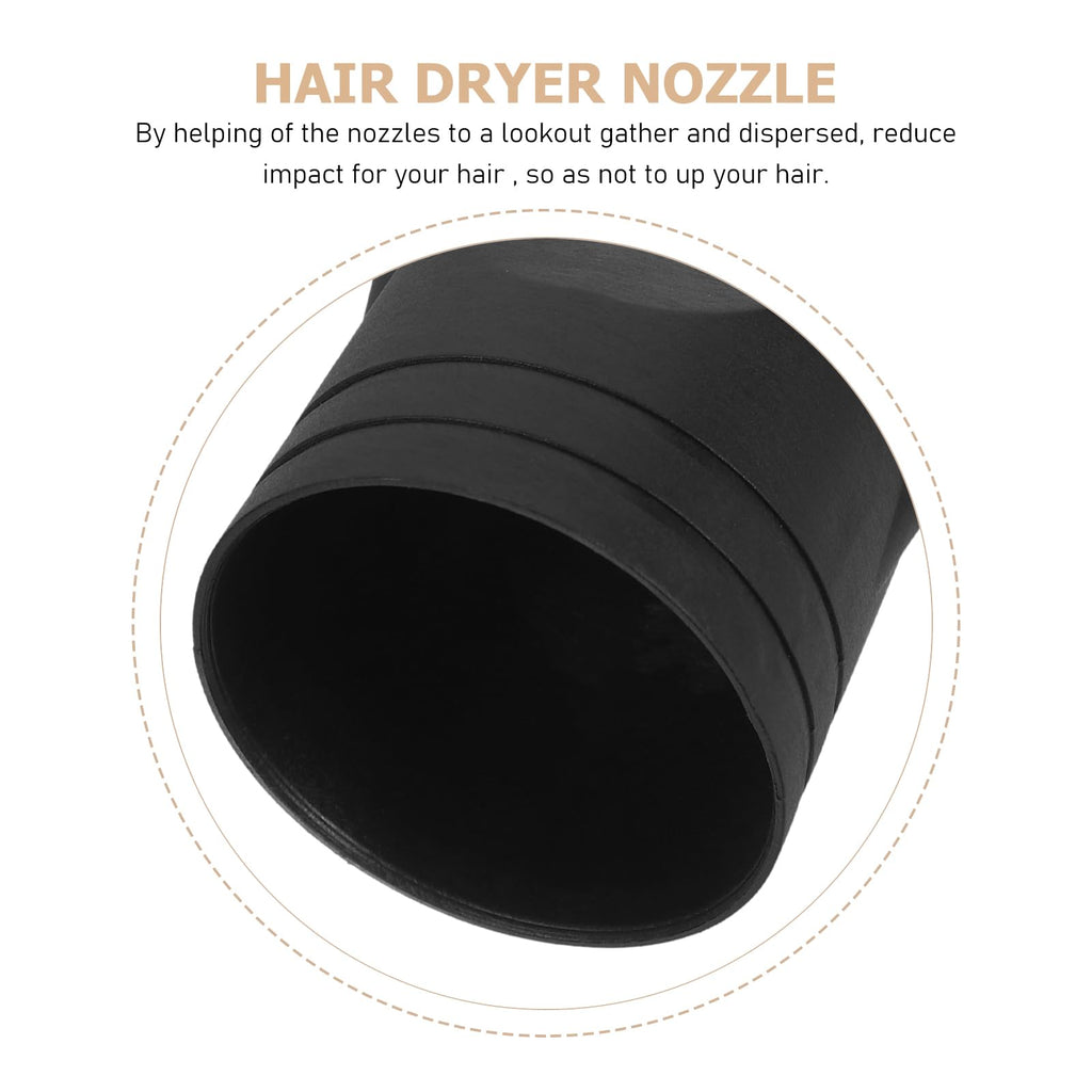 Honmeet universal blow dryer nozzle tip dimensions view