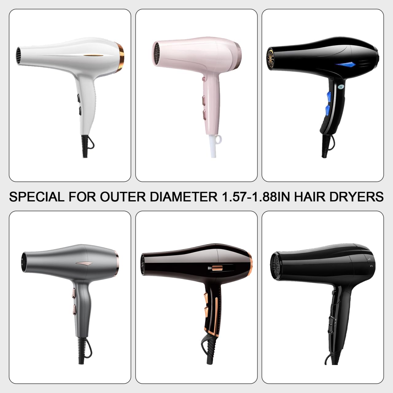 Premium professional styling tool attachment for reducing hair damage and frizz