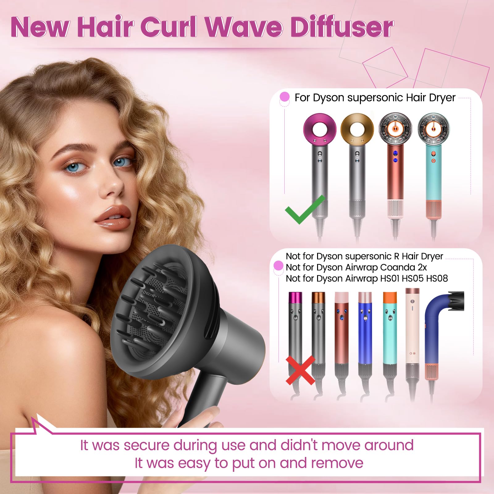 Retail packaging view of the imported dual-mode styling nozzle for premium hair drying equipment.