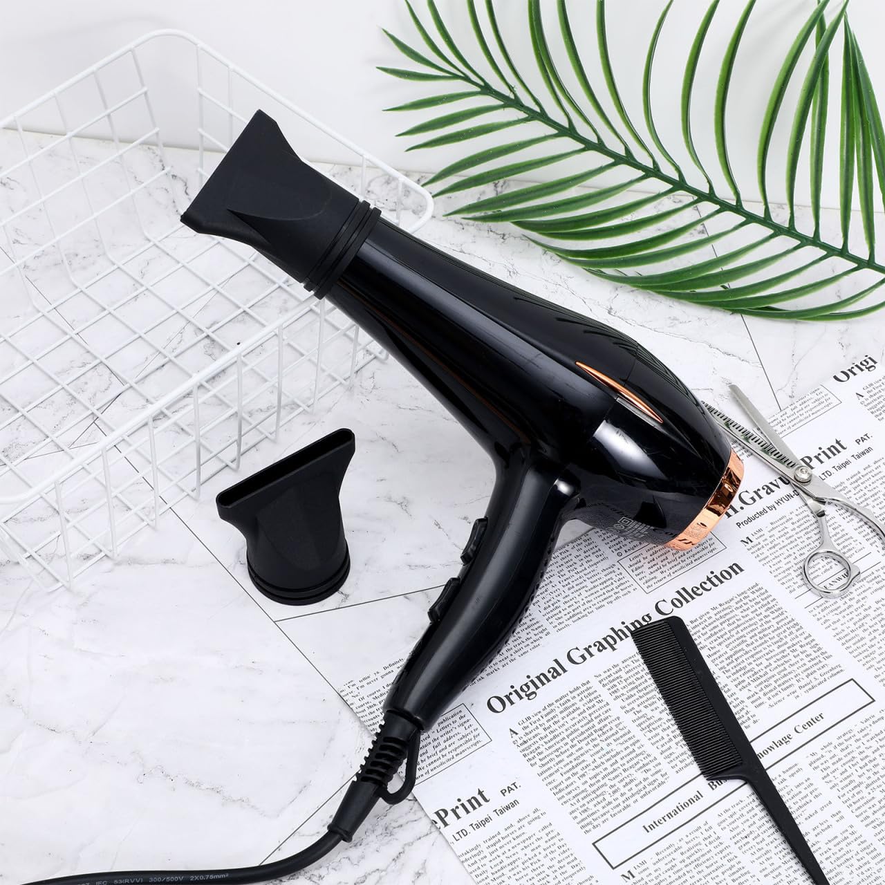 Healeved imported salon quality hair dryer replacement parts display
