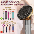 Kosctias gold and black hair dryer nozzle side profile