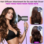 LhhTing hair dryer diffuser nozzle side profile showing long prongs