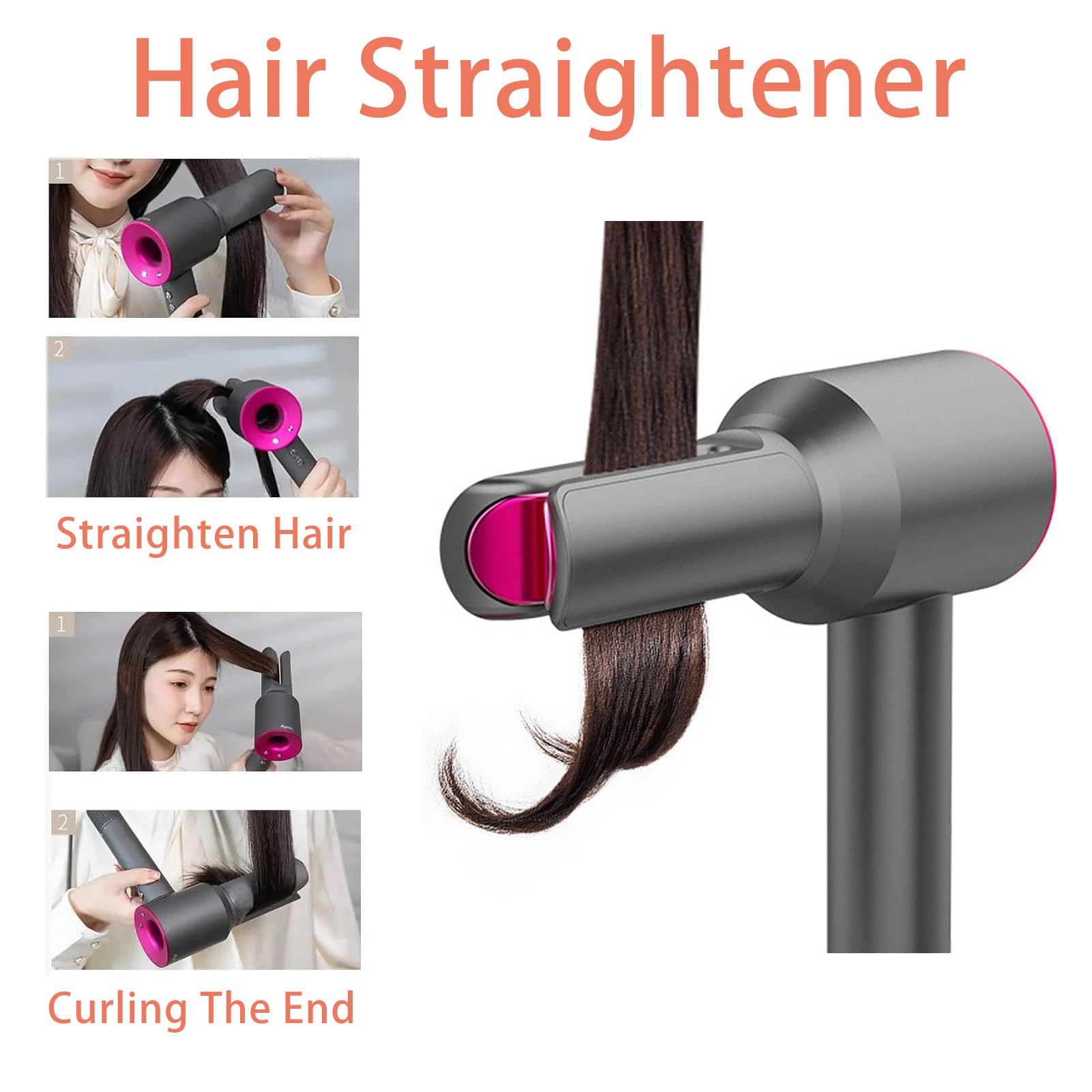 Premium anti-scald hair dryer attachment tool for efficient smoothing