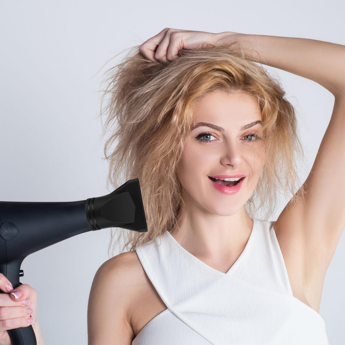Professional salon hair styling nozzle replacement