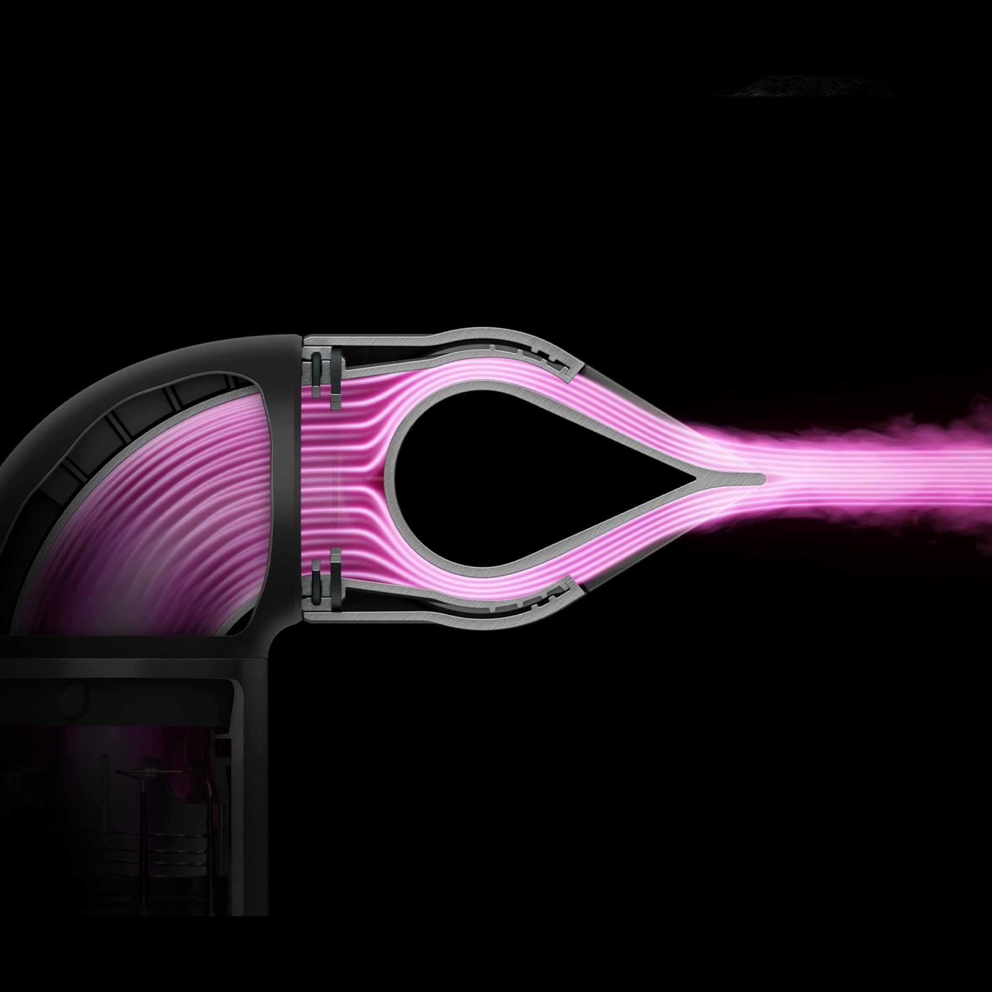 YTCHYYSK rotating airflow attachment side angle displaying three hundred sixty degree premium mechanism