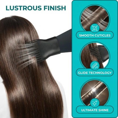 Premium professional plastic salon hair dryer nozzle replacements side view