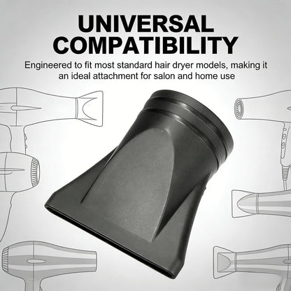 Essivox wide design blow dryer styling attachment showcasing secure fit plastic rim construction