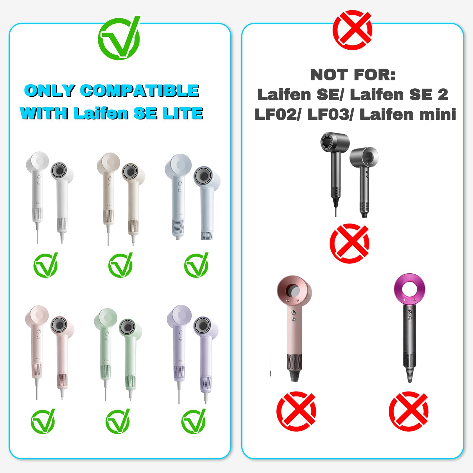 Honeycomb design airflow holes on the premium curly hair diffuser nozzle attachment