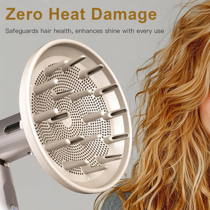 Side angle of the thermal protected diffuser attachment showing inner secure prongs