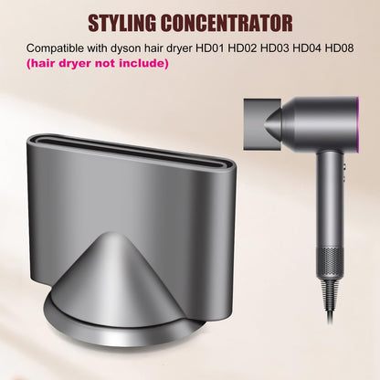 Side view of durable sectioning nozzle designed for precise hair styling and controlled airflow.