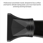 Healeved hairdryer diffuser attachment mounted on barrel