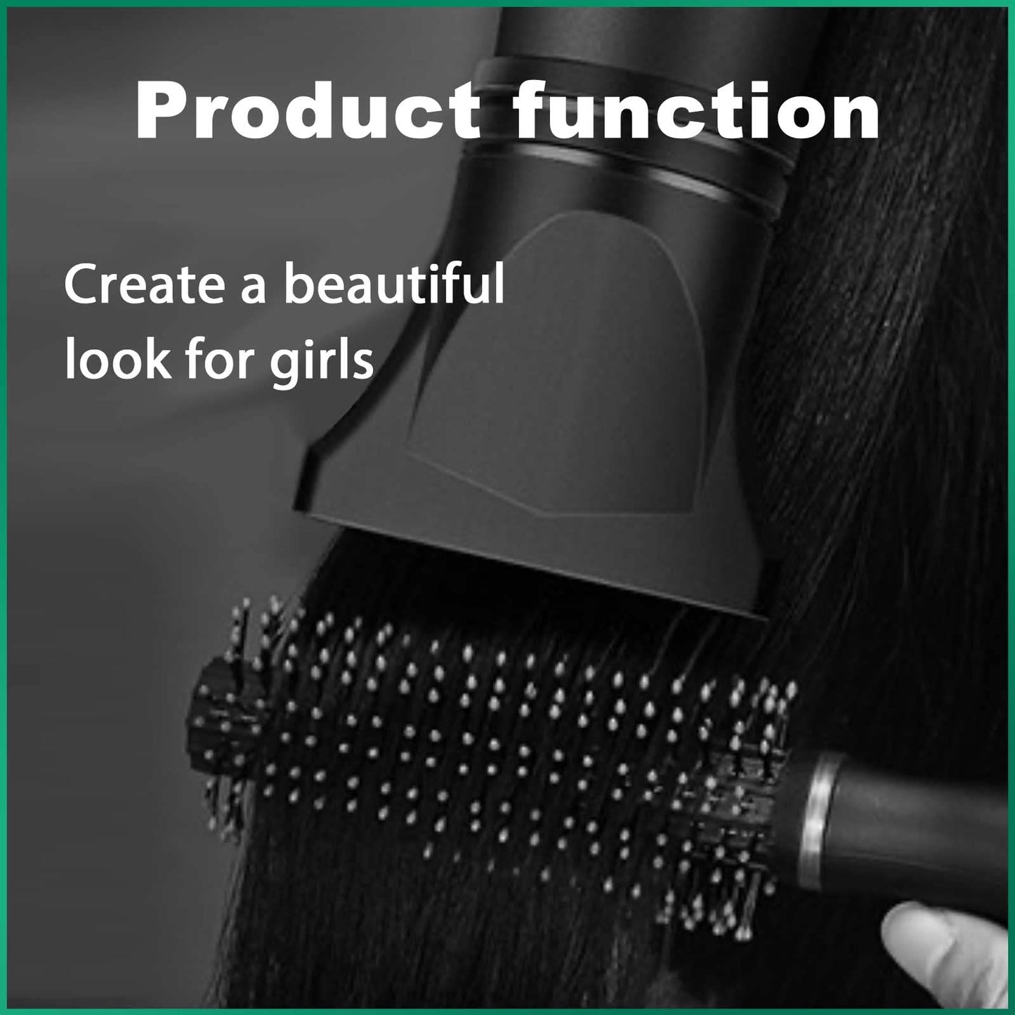 YAFIYGI professional salon hairdressing tool showing the precise measurement requirements for the 4.2 to 4.6 centimeters outer barrel.