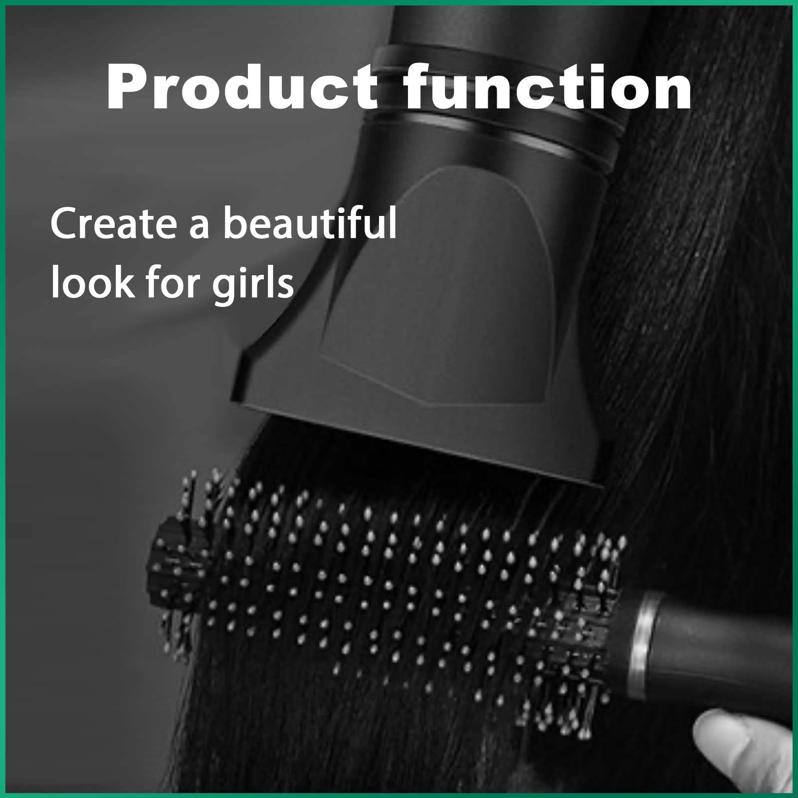 YAFIYGI professional salon hairdressing tool showing the precise measurement requirements for the 4.2 to 4.6 centimeters outer barrel.
