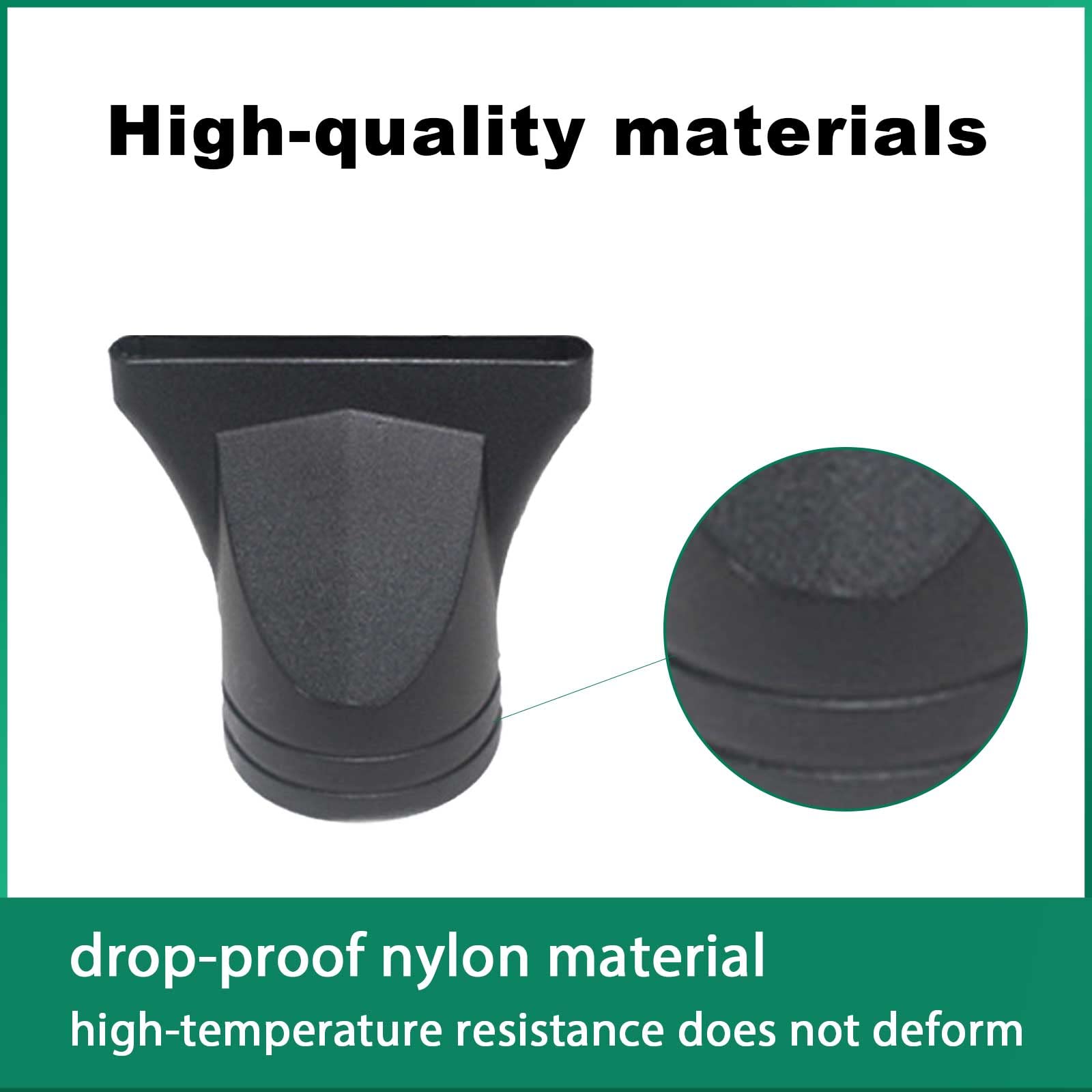 YAFIYGI universal plastic blower nozzle pair demonstrating the thick high temperature resistant construction that prevents warping.