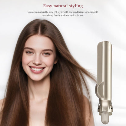 Champagne stone hair straightening attachment for styling tool