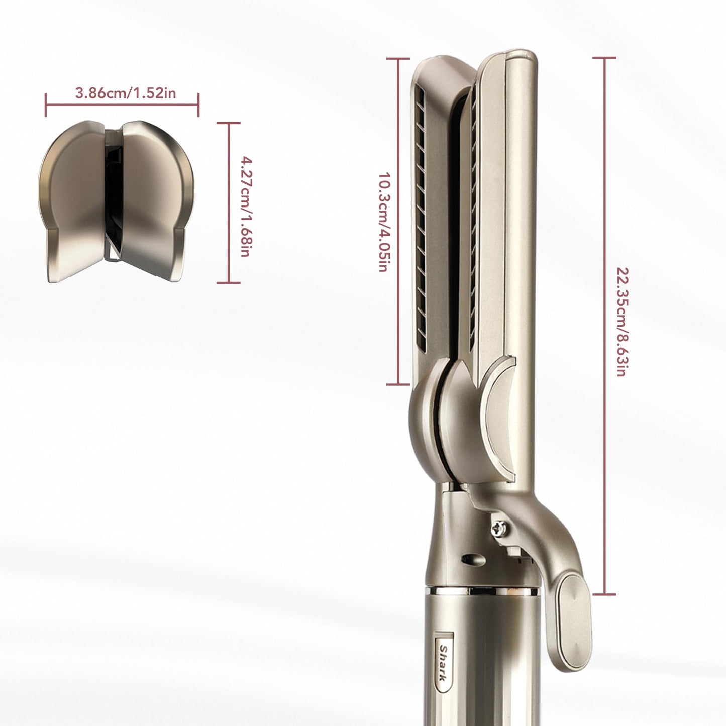 Replacement smoothing tool compatible with HD400 series stylers