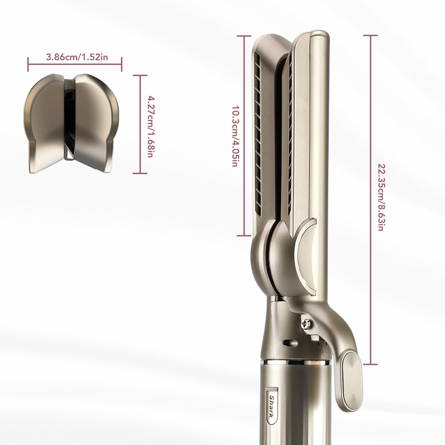 Replacement smoothing tool compatible with HD400 series stylers