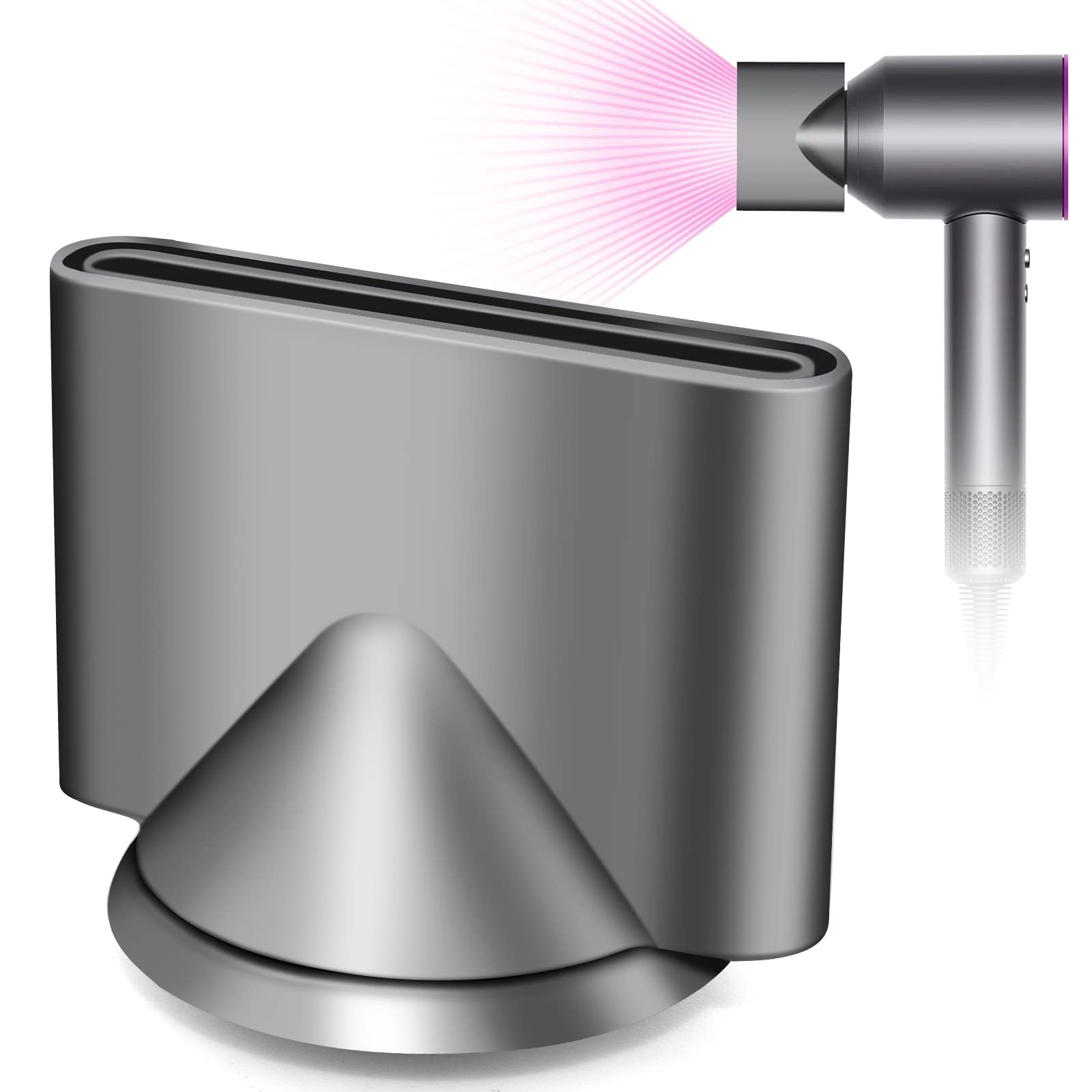 Chuancheng replacement styling nozzle slim profile design for precise section hair styling.