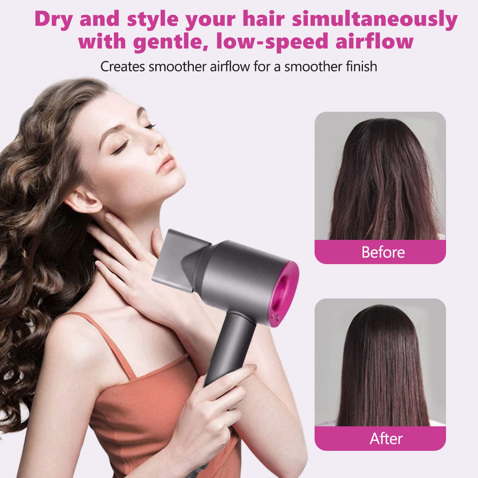 Chuancheng styling concentrator component replacement piece compatible with high-end hair dryers.