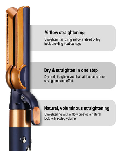 Texovyrax replacement nozzle attached to Dyson Airwrap handle
