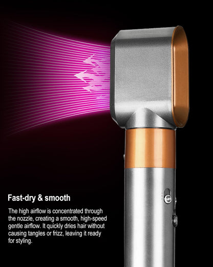 Side profile of Texovyrax pre-styling dryer attachment nozzle