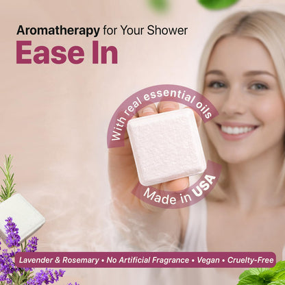 Seven count package of authentic USA made aromatherapy shower bombs