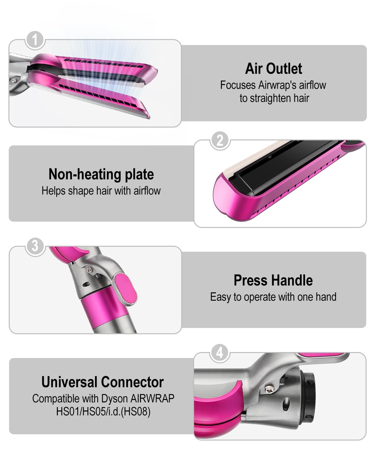 Fuchsia Texovyrax attachment packaging and product