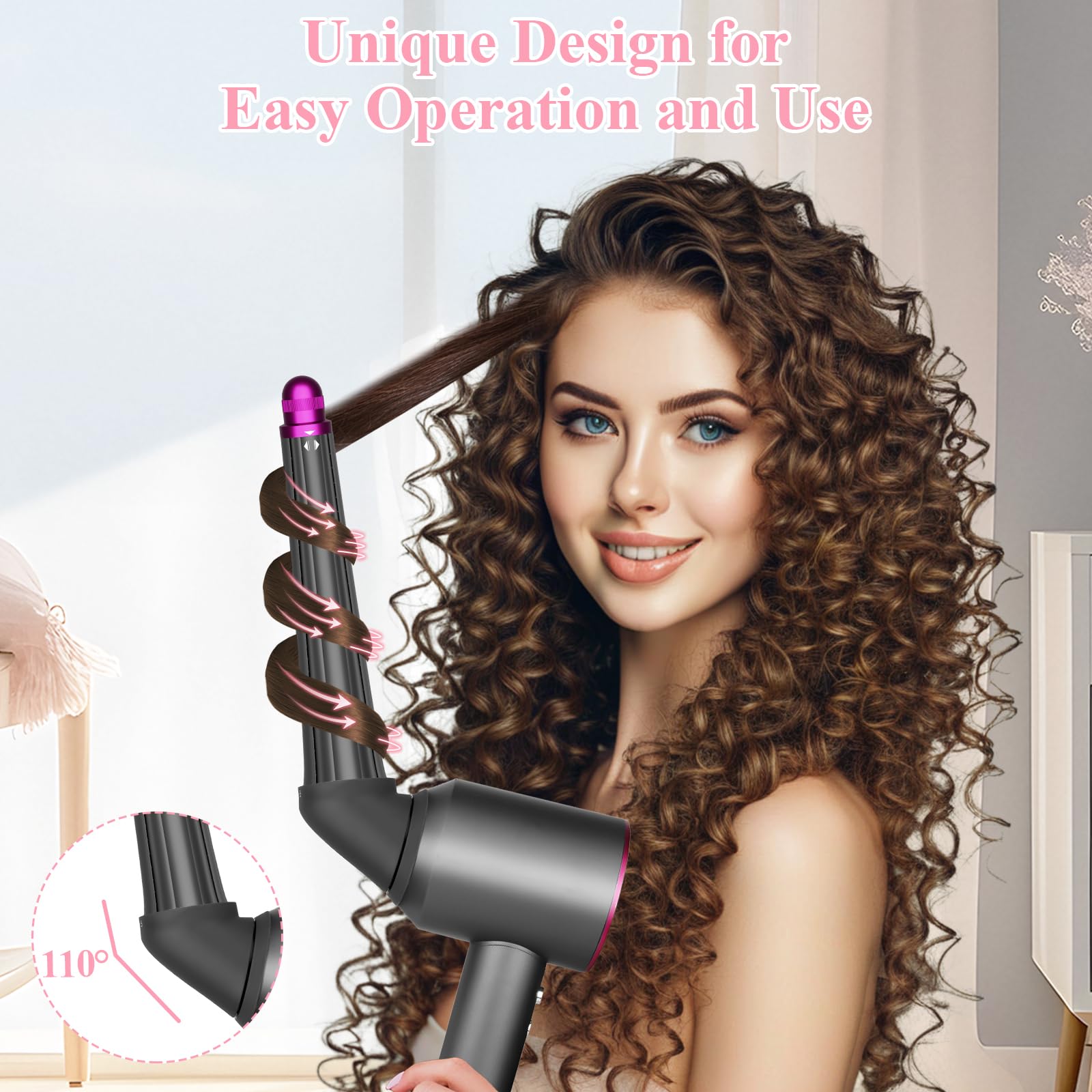 Zephblow connector adapter for hair dryer conversion
