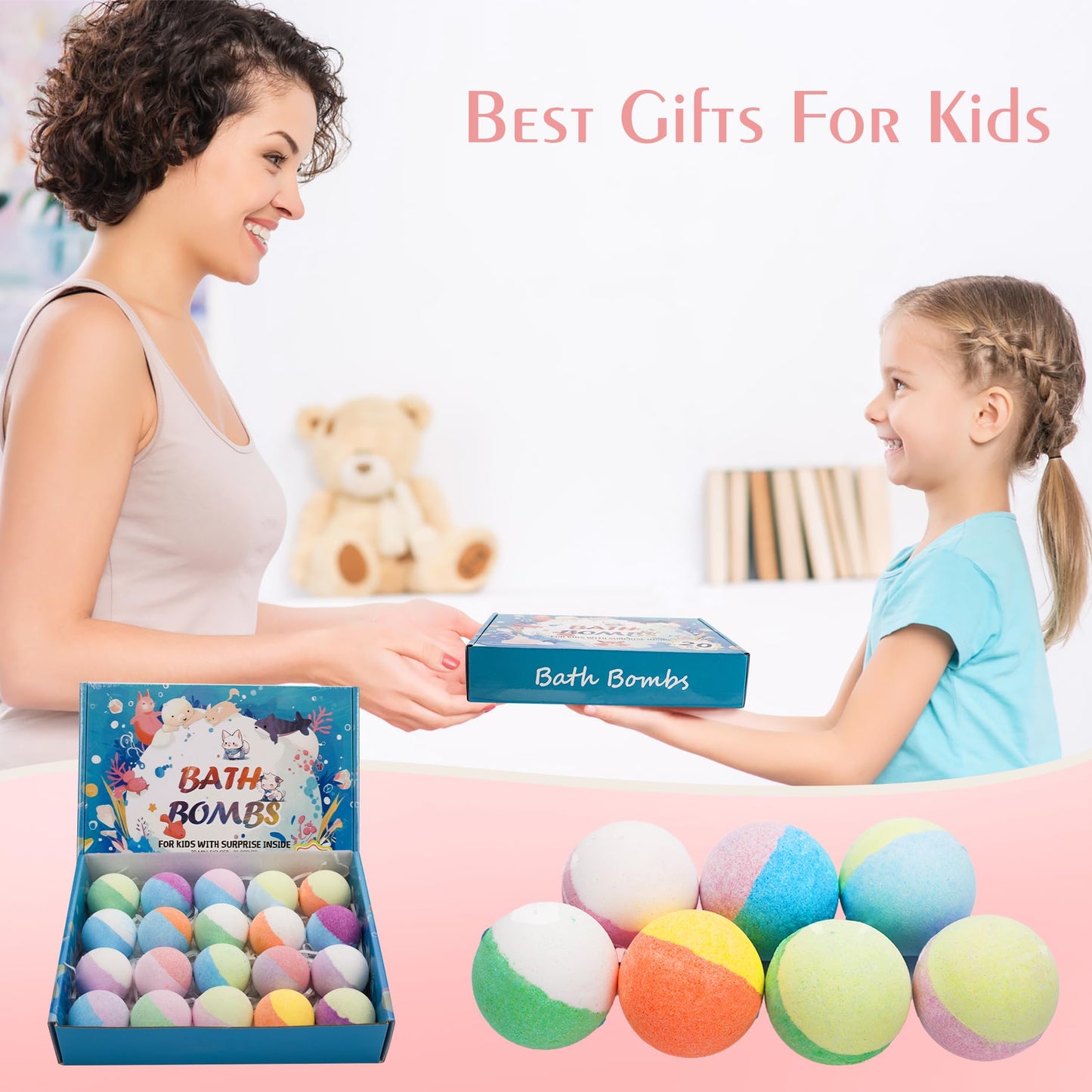 USA imported 20 piece kids novelty blind box bath toys collection
