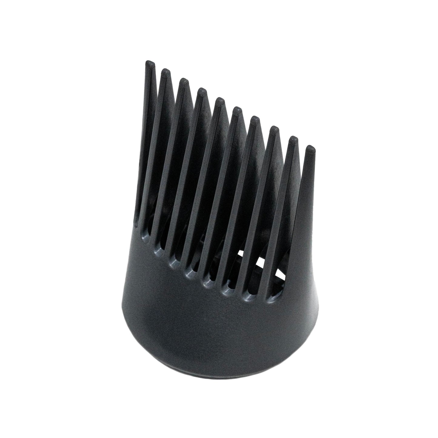 Side view of T3 Smoothing Comb showing vented teeth design