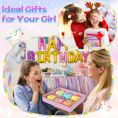 Exciting gift set packaging of children personal care items for birthdays