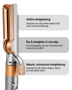 Texovyrax airflow attachment showing connection point for Dyson Airwrap