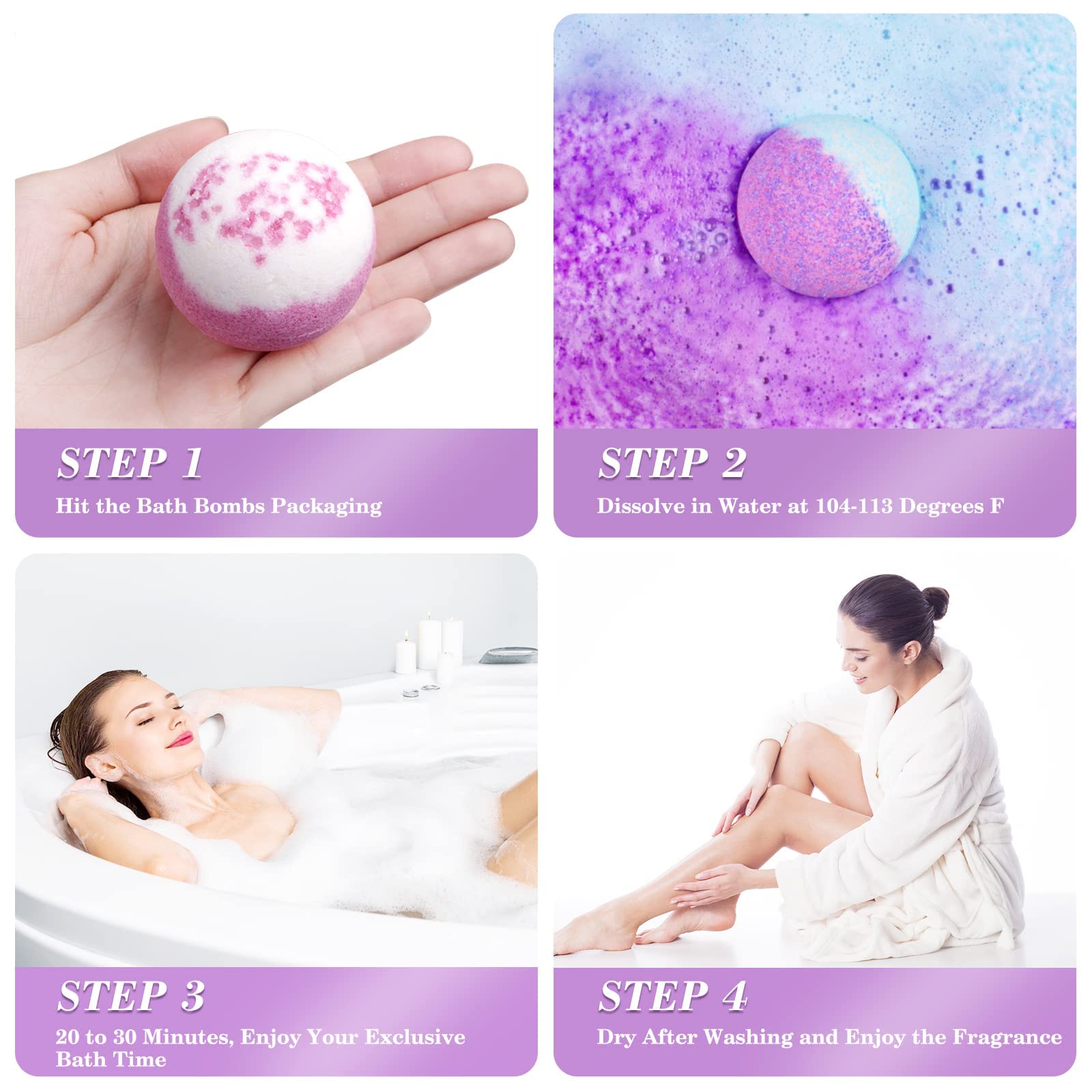 Premium self care spa gift hamper with ten different relaxing fragrances