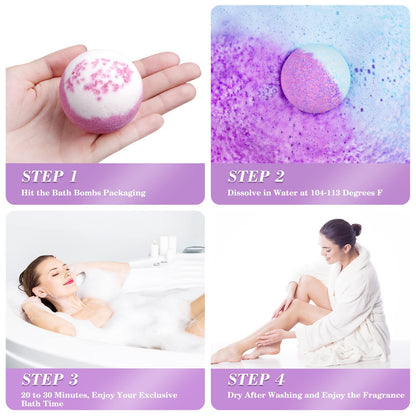 Premium self care spa gift hamper with ten different relaxing fragrances