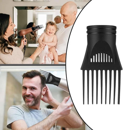 Two piece black hair styling dryer accessory set