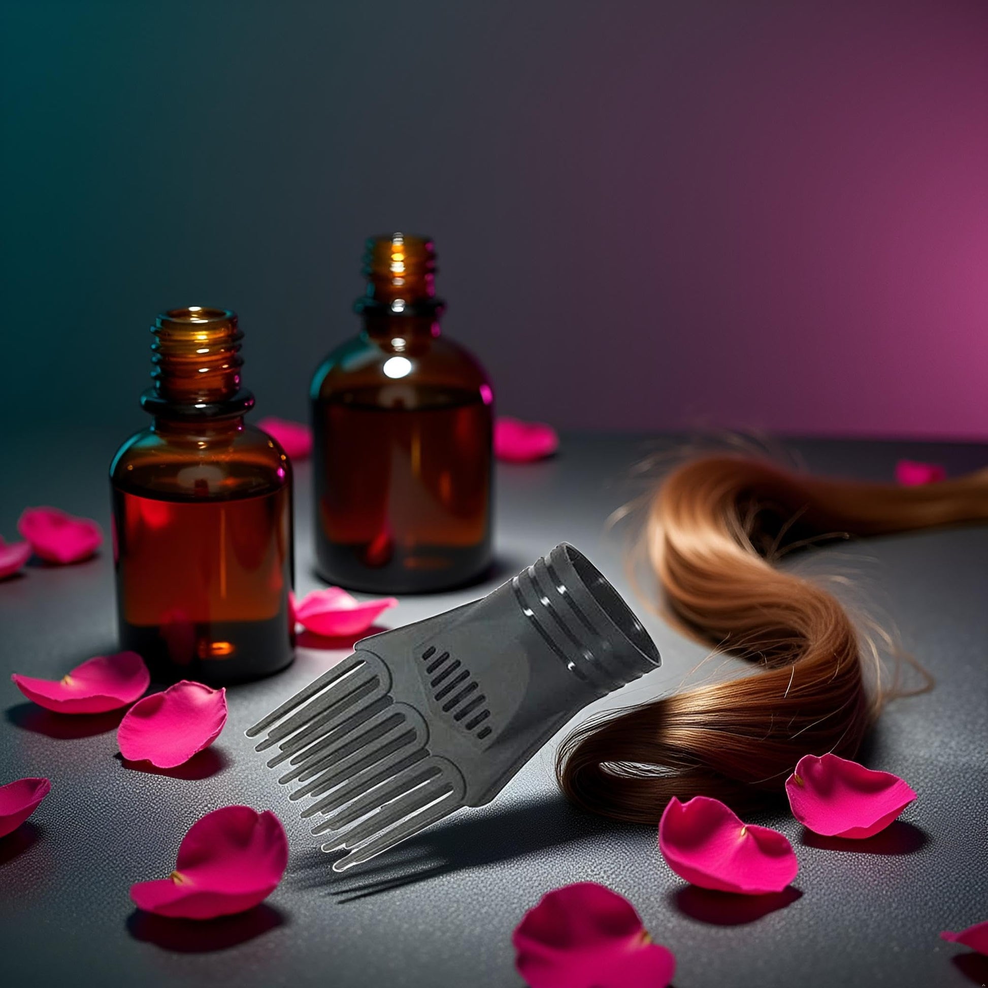 Detangling hair dryer comb nozzle for natural hair