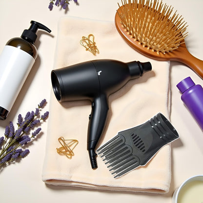 Close up of professional salon hair dryer comb teeth