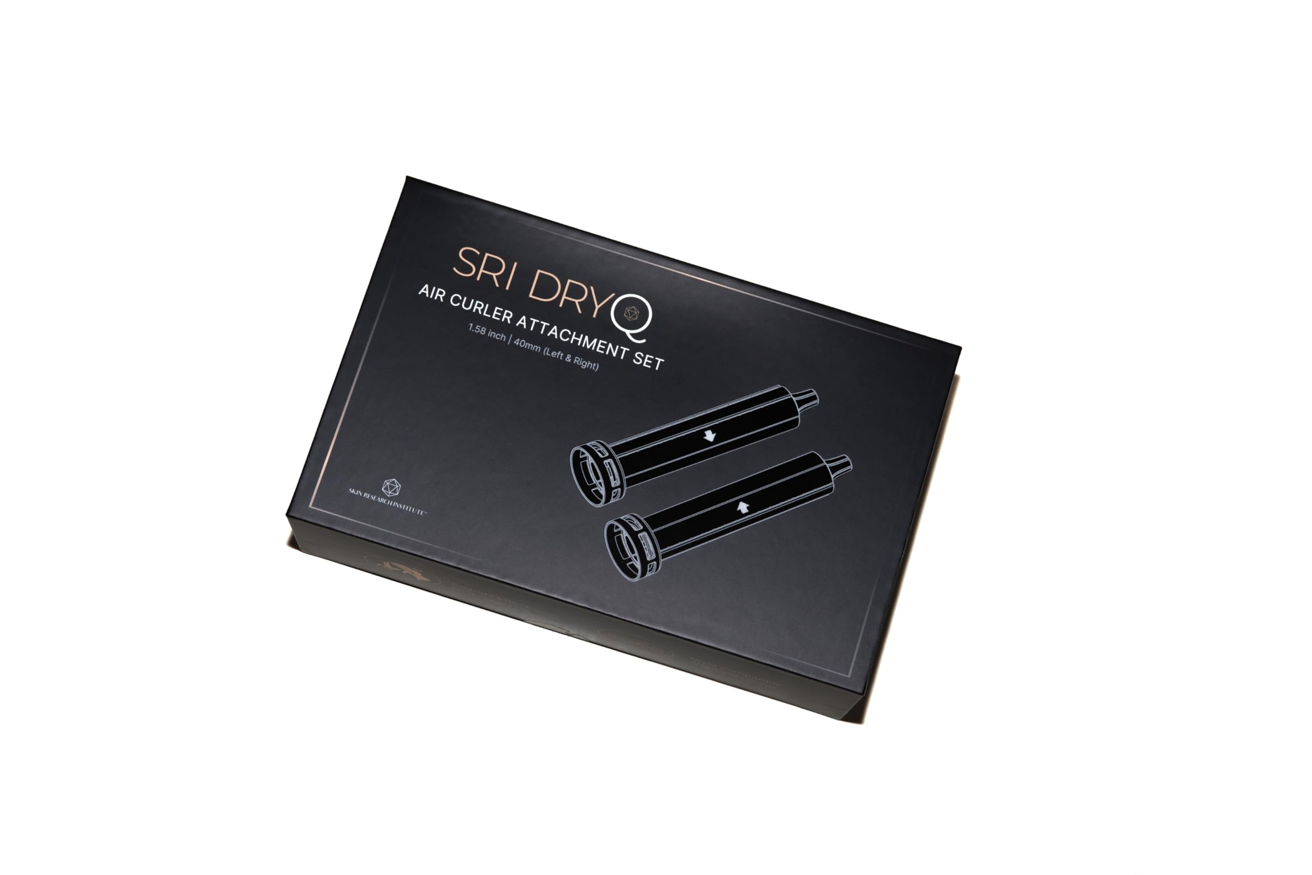 Close up of DryQ curling barrels with Coanda airflow technology
