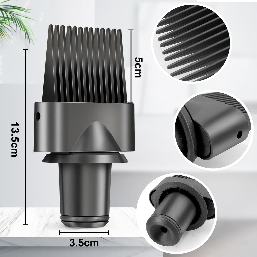 Close up of Dxyue comb attachment fitting for Dyson dryer