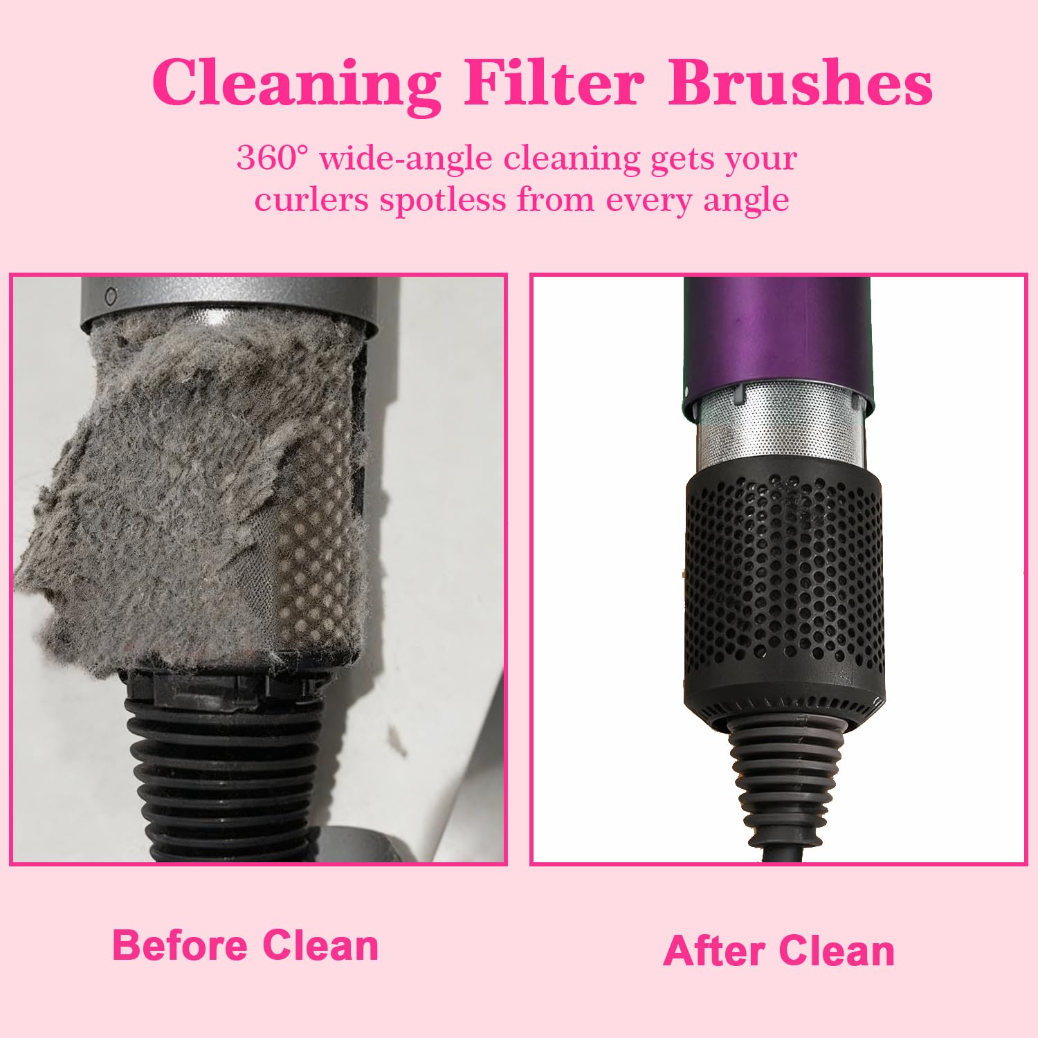 Magnetic filter cage replacement installed on Airwrap styler