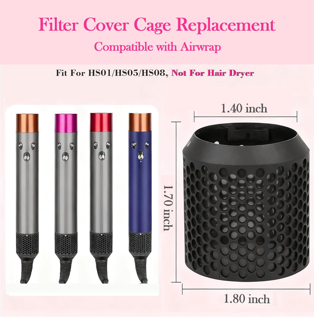 Zephblow filter cage cover showing magnetic attachment point