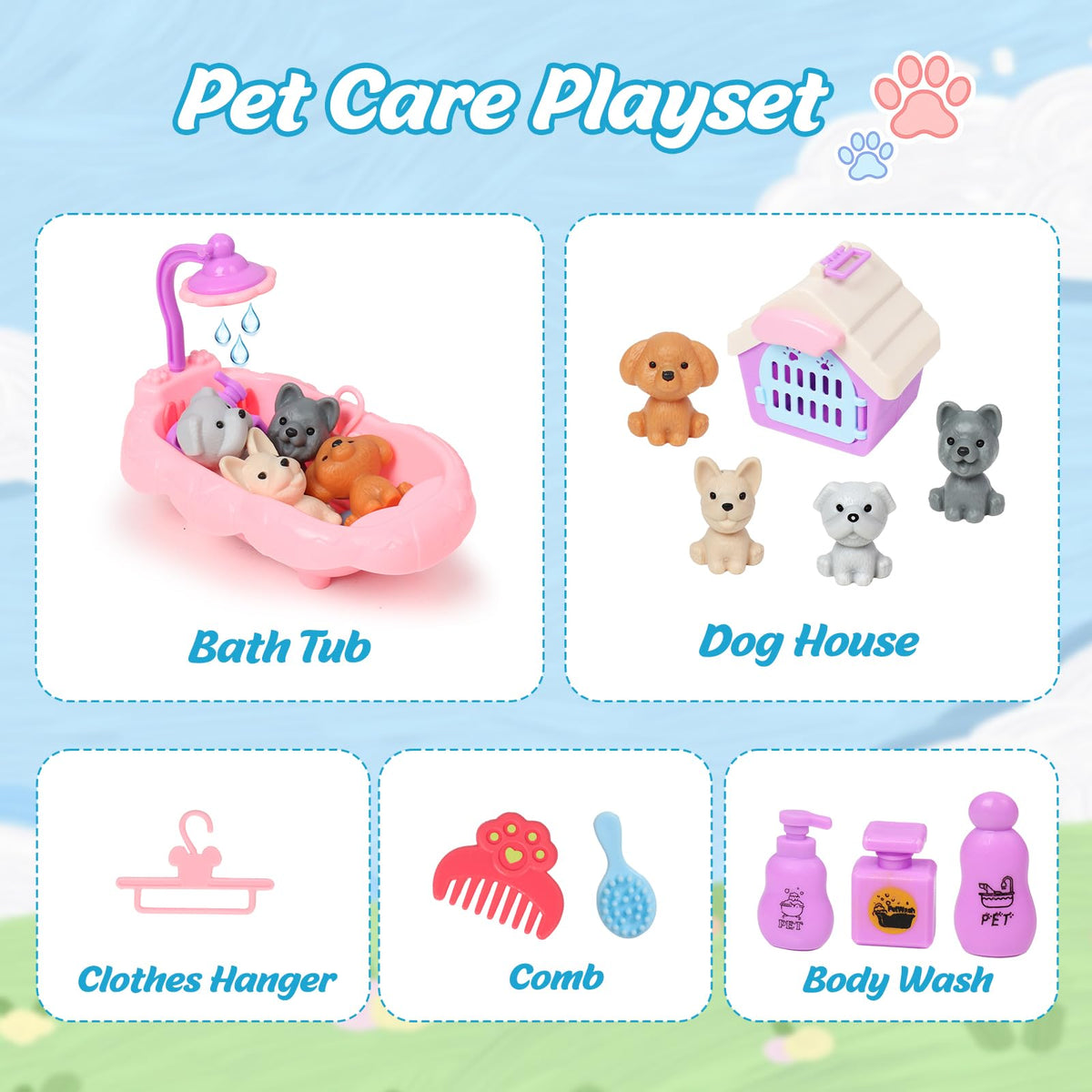 Children enjoying bath time with vibrant colored water and floating bubbles.