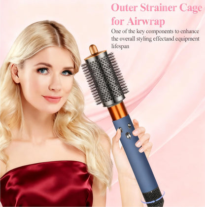 Full set including filter cage and cleaning brush for hair styler